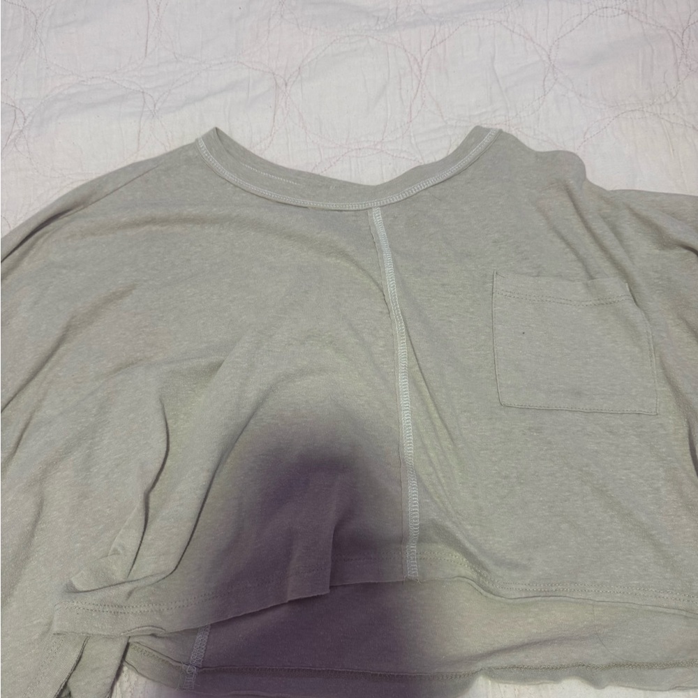 Altar'd State Gray Crop Top